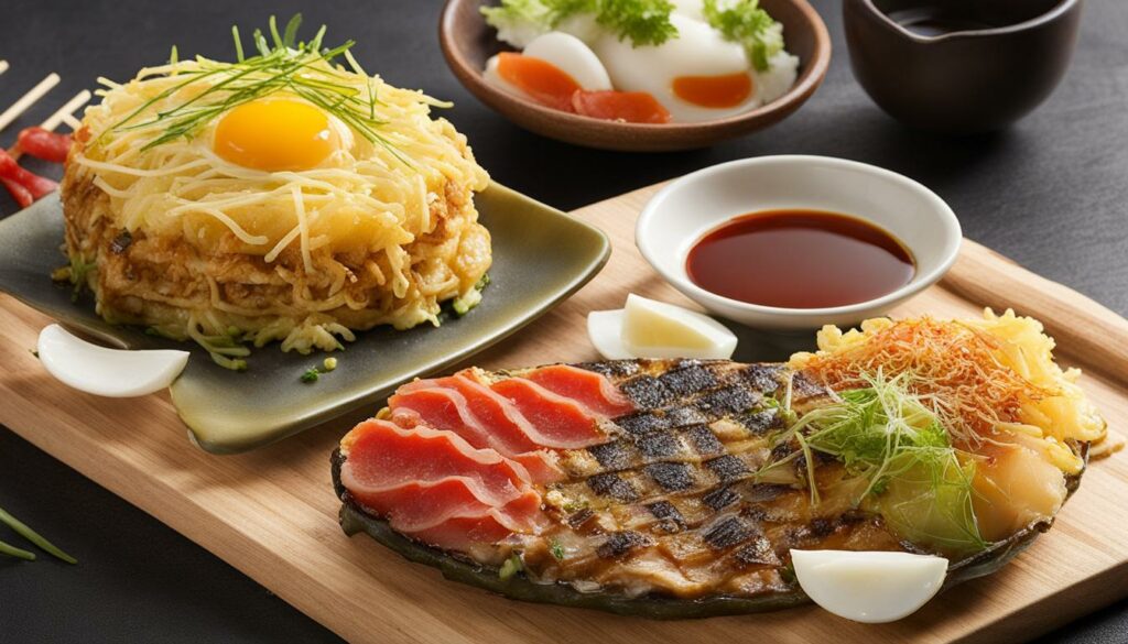 protein in okonomiyaki