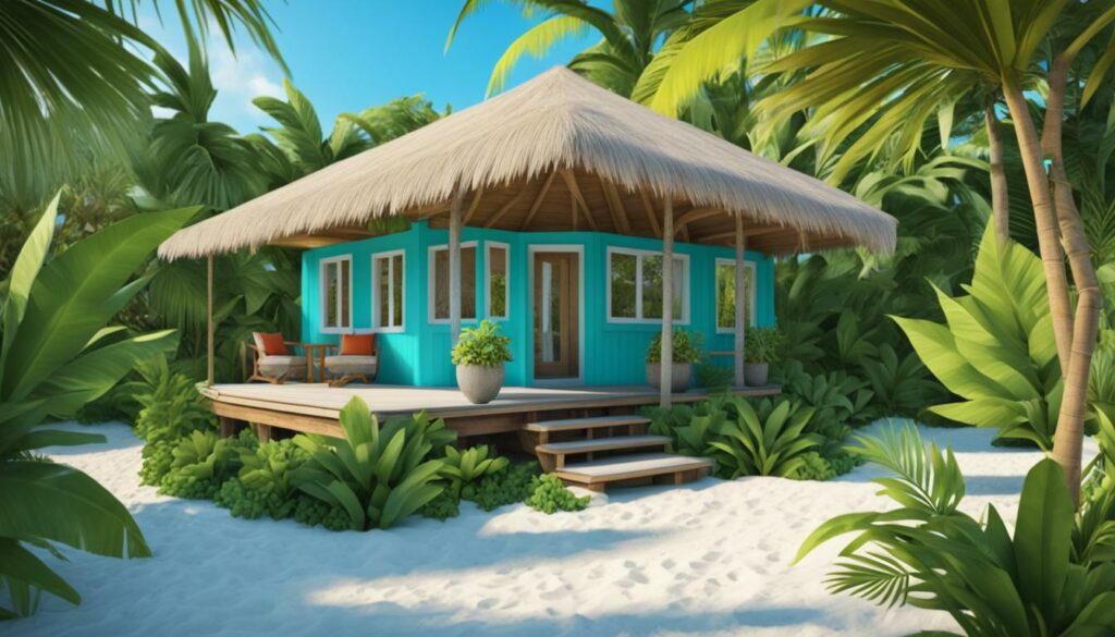 secluded accommodations on Sunset Beach