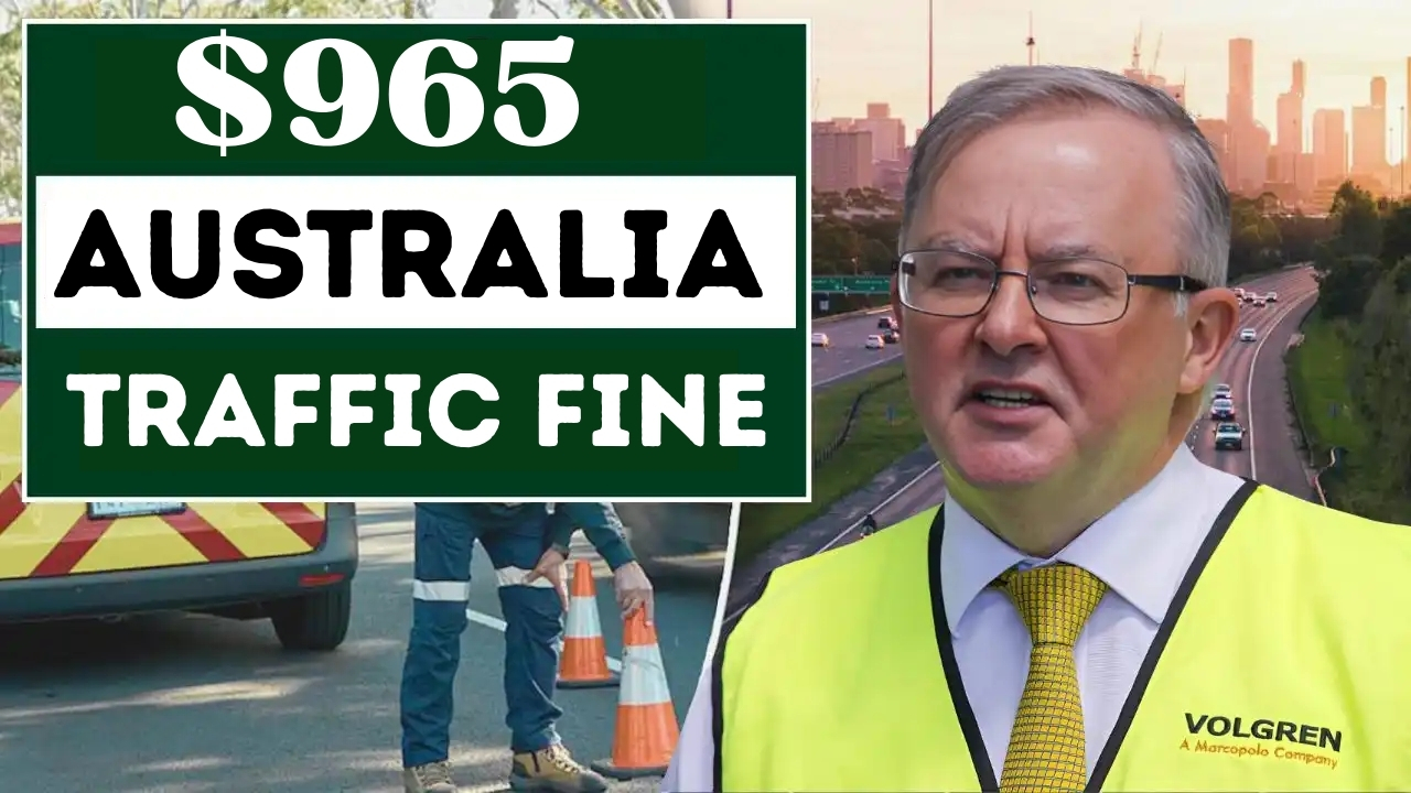 $965 Traffic Fine in Australia